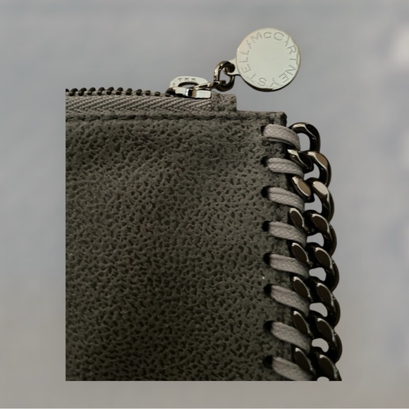 Stella McCartney Gray Suede Cardholder/Wallet NWOT No Callouts Retail $695 - Picture 3 of 4